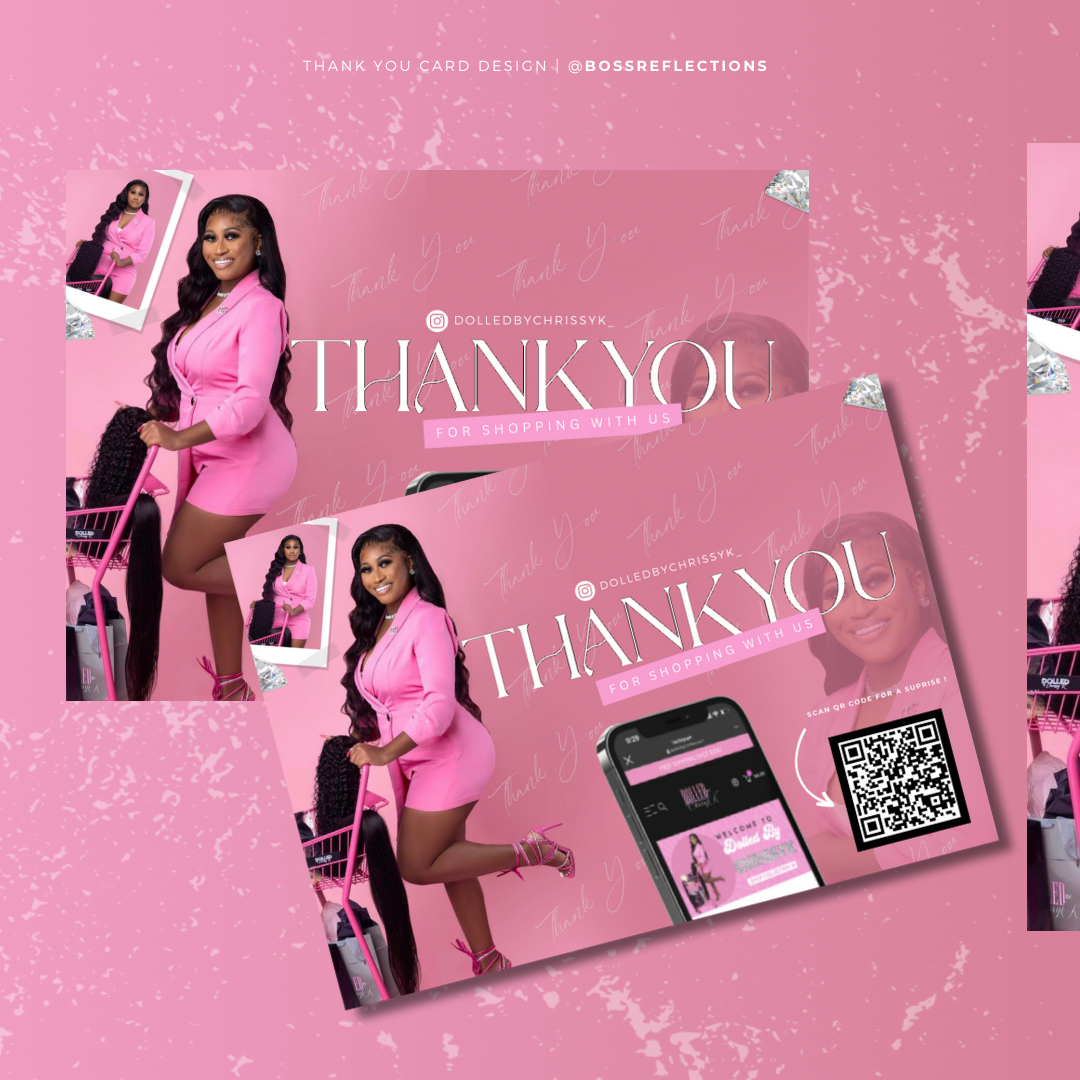 Thank You Card Design