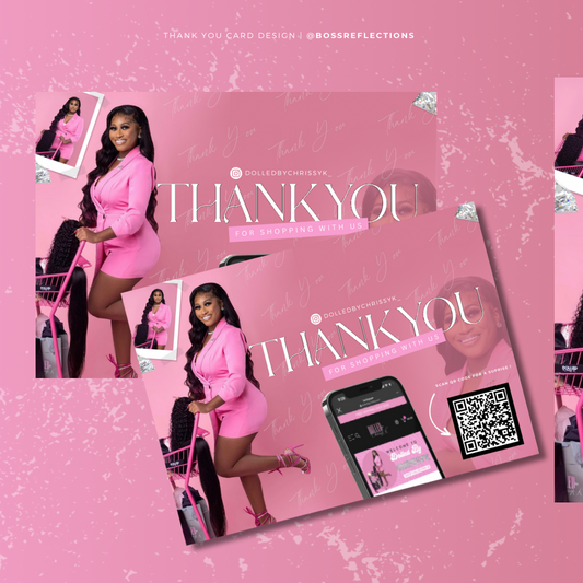 Thank You Card Design