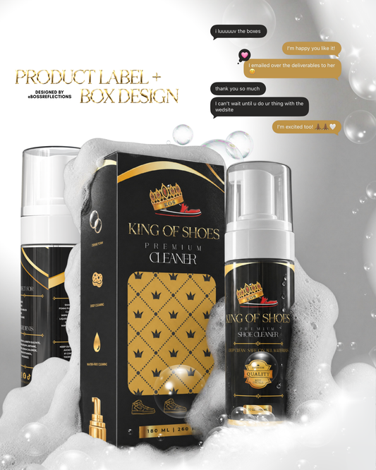Product Label + Mockup Design