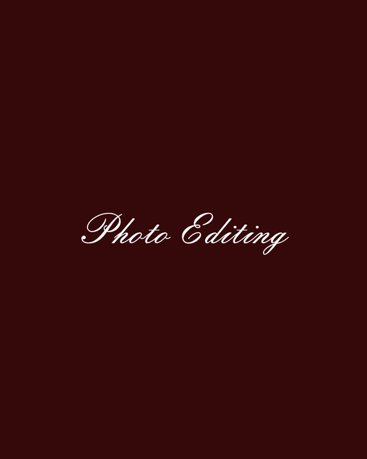 Photo Editing Service