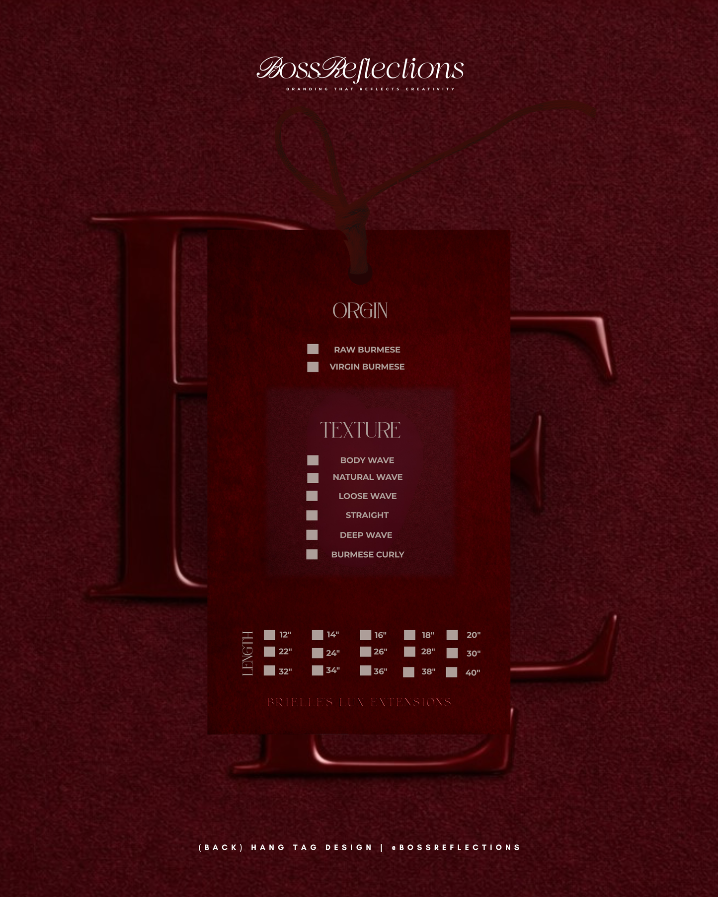 Hang Tag Design