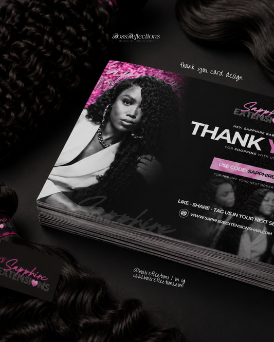Thank You Card Design